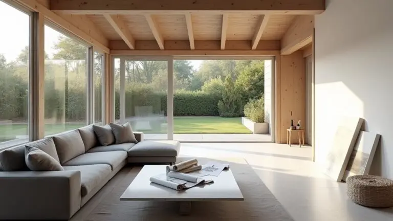 living room extension planning
